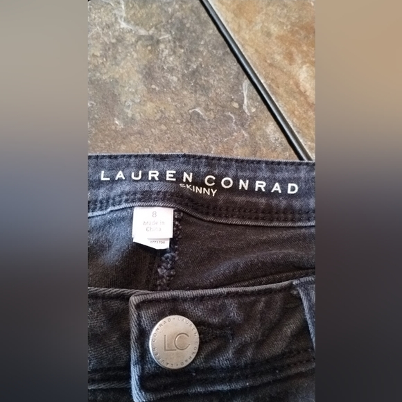 Black Lauren Conrad Jeans Size 8 - Picture 2 of 3